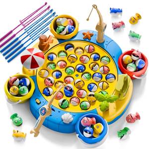 lot 1478 image: ORANGE OCEAN 66 PCS Magnetic Fishing Games for Kids Ages 4-8, Toddler Board Games for Kids 4-6 8-12, Toys for 3 4 5 6 Year Old Boys Girls, Ideas Birthday Gifts for Boys Girls 3-5 6-8