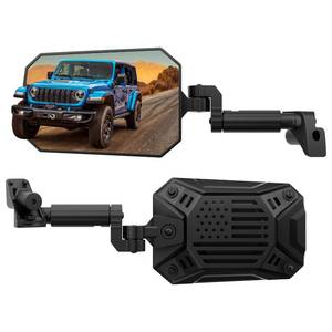 lot 1494 image: JOYTUTUS Mirrors Doors Off Compatible with 2024-2026 Wrangler JL Gladiator JT, Wrangler JL Side Mirrors with Doors Off Wider View No Vibrate & Wobble (NOT FIT 1986-2023 Wrangler Gladiator)