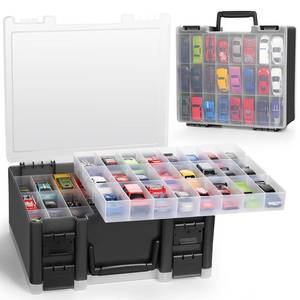 lot 1508 image: Blummy Sturdy Toy Storage Carrying Case for 164 Scale Small Toy Cars - 96 Slot Toy Car Storage Box Compatible with Hotwheels Cars & Matchbox Cars.(CASE ONLY)