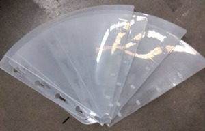 lot 2027 image: Plastic dog collar surgery collar