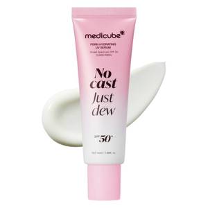 lot 2043 image: medicube Sunscreen No Cast Just Dew PDRN Hydrating UV Sun Serum, SPF 50