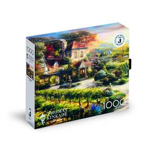 lot 2044 image: Buffalo Games - Thomas Kinkade Wine Country - 1000 Piece Puzzle for Adults