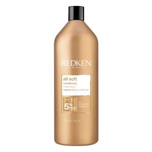 lot 2050 image: Redken All Soft Conditioner - Moisturizes & Hydrates Dry, Brittle Hair, Softens, Smooths & Adds Shine, Conditioner & Detangler, Safe For Color-Treated Hair