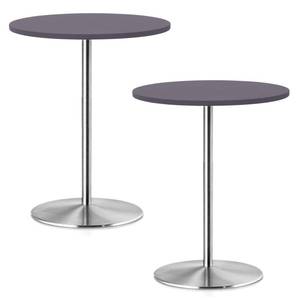 lot 2095 image: 2 Pack Elastic Fitted Tablecloths for 30 Inches Small Round Cocktail Table Topper Cap Waterproof Stretch Washable Picnic Table Cover Folding Spandex Tablecloth for Bar Pub Dining Parties (Light Grey)