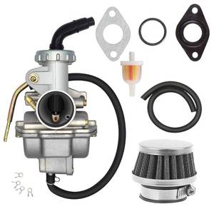 lot 2106 image: PZ20 Carburetor for TaoTao Kazuma Baja 70cc 90cc 110cc 125cc NST SunL Chinese Quad 4 Stroke ATV Go Kart Pit Dirt Bike CRF50F XL75 CRF80F XR50R with Air Fuel Filter