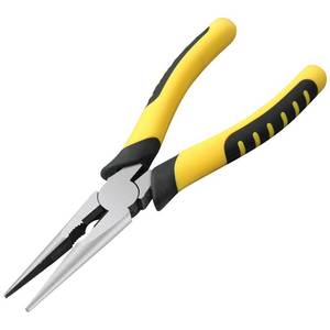 lot 2119 image: Serqd Premium 8-Inch Needle Nose Pliers, Heavy-Duty Steel Long Nose Cutting Pliers with Wire Cutter, Paper Clamp Precision, Anti-Slip Comfort Grip for Home, Fishing, Jewelry and Crafts