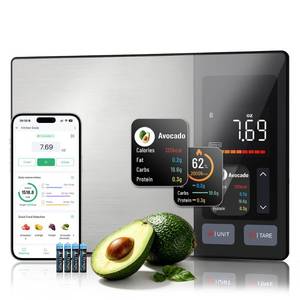 lot 2152 image: Smart Food Scale with Nutritional Calculator & TFT Display, Black
