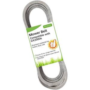 lot 2161 image: Lawn Mower Drive Belt GX20006 Compatible with John Deere D110 D120 D125