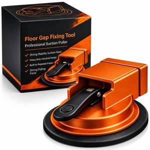 lot 2183 image: Floor Gap Fixer Tool �� Strong Suction Grip on Most Laminate, Vinyl, SPC, LVP & Wood Floors, Fix Separated Planks in Minutes, Heavy Duty Plank Grabber for Flooring Repair