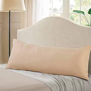 lot 2200 image: EVOLIVE Body Pillow Cover 21x54, Microfiber, Hidden Zipper, (Taupe)