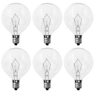 lot 2257 image: Candle Warmer Lamp Bulb,25 Watt Scentsy Light Bulbs,Wax Warmer Bulbs,6 Pcs