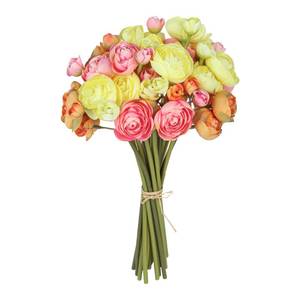 lot 2274 image: Doment Ranunculus Artificial FlowersBundle 18Pcs Artificial Silk Mini Rose Flowers Persian Ranunculus Bouquet for Indoor Home Table Wedding Floral Arrangement (Orange)