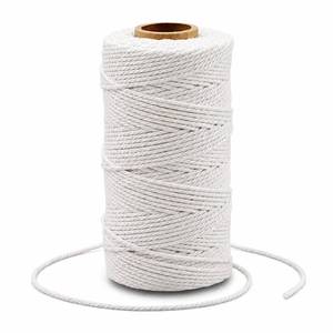 lot 2276 image: G2PLUS 2MM White String, 328 Feet Cotton Bakers Twine for Craft & Cooking