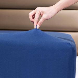 lot 2284 image: Fitted Sheet- COSMOPLUS Twin Fitted Sheet Only��No Flat Sheet or Pillow Shams��,4 Way Stretch Micro-Knit,Snug Fit,Wrinkle Free,for Standard Mattress and Air Bed Mattress from 8 Up to 10,Navy