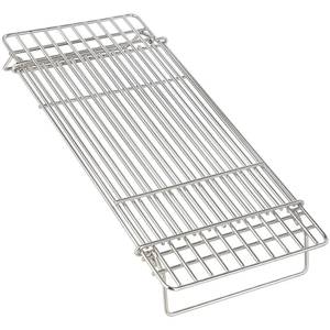 lot 2297 image: Unidanho Grill Rack for Blackstone Griddle Warming Grid Taco Hot Dog Racks Upper Shelf for Weber Pit Boss Nexgrill Tabletop Flat Top BBQ Cooking Grilling Parts Stainless Steel Adjustable Warm Grates