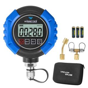 lot 2341 image: WISSCOOL Digital Vacuum Gauge, HVAC Micron Gauge Tester
