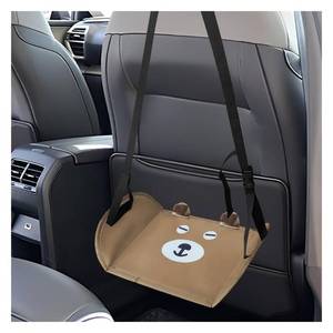 lot 2350 image: KPFILEH Cute Car Foot Hammock, Adjustable Height Auto Seat Footrest, Eyes