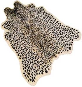 lot 5044 image: Leopard Print Rug,Faux Cowhide,Artificial Carpet,Simulation Cowhide, Leopard, Tiger, Zebra, Cow Hide Mat Animal Print Area Rug Hide Faux Carpet (A)  40x37inch,3.3x3.1ft
