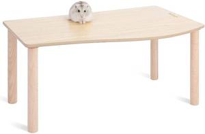 lot 5054 image: Niteangel Hamster Play Wooden Platform Wave - 15.7 L x 9 W - 7 H