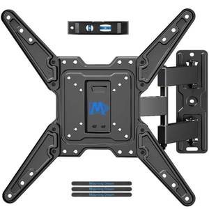 lot 5062 image: Mounting Dream TV Wall Mount Bracket for Most of 26-55 Inch LED, LCD, OLED and Plasma Flat Screen TV with Full Motion Swivel Articulating Arm up to VESA 400x400mm and 77 lbs, MD2393-MX