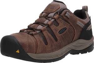 lot 5085 image: KEEN Utility Flint II Waterproof (Steel Toe) Cascade BrownOrion Blue 13 D (M)