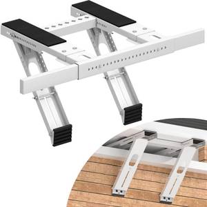 lot 5100 image: Upgraded Window AC Bracket, No-Drill Heavy-Duty Support, 300 lbs Capacity
