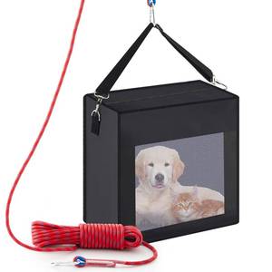 lot 5116 image: Dansydaisy Fire Evacuation Device Set Dog Pet up to 55 Pounds Fire Emergency Evacuation Bag 50 ft Rope Escape Bag Safe Equipment Compact Survival Kit Rescue for Animal Home Work(28 x 21 x 14 Inches)