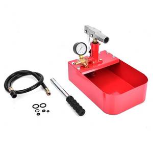 lot 5121 image: Manual Hydraulic Pressure Test Pump, 1000 PSI Hydrostatic Test Pump, Hand Operated Pressure Tester for Pipe and Valve Testing, Corrosion-Resistant Iron