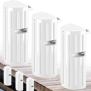 lot 5126 image: JYINCPED Dock Bumper Fender,Boat Dock Bumpers for Edge & Side,3 Pack,White
