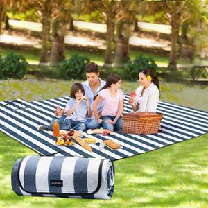 lot 5131 image: ZUBOND Picnic Blanket 80x100, Waterproof Sandproof Beach Outdoor Camping Mat Extra Large Foldable Gingham Big Travel Essential Accessories Gift Park Patio Lawn Garden Grass Ground Music Festival