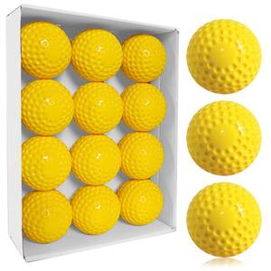 lot 5141 image: Oeab 12 Pack Dimpled Baseballs 9-Inch Pitching Machine Baseballs Practice Baseball Balls for Fielding Practice, Hitting(One Dozen)