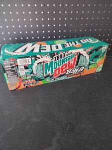 lot 5143 image: Mountain Dew Zero Sugar Baja Tropical Citrus Punch 12-Pack 12 fl oz Cans