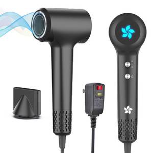 lot 5160 image: ZPP High Speed Ionic Hair Dryer with Brushless Motor and Low Noise