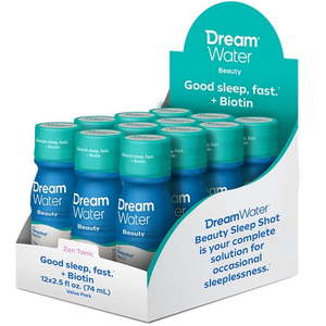 lot 5184 image: Dream Water Sleep Aid  Beauty 2.5oz Shot  12 Count 2 Pack