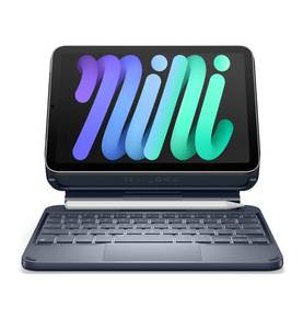 lot 6151 image: Dexnor for iPad mini 7 (A17 Pro)Mini 6 Case with Keyboard, Magnetic Floating Cantilever Stand with Trackpad Pencil Holder Backlit Keyboard Case for iPad mini 7th(2024)6th (2021) Generation, Blue