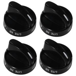 lot 6184 image: GYOFFULL 316442513 Stove Knob Black Gas Oven Range Control Assembly (4PACK)