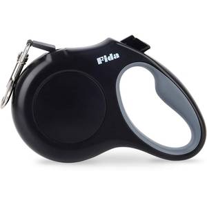 lot 6211 image: Fida Retractable Dog Leash, 16 ft Dog Walking Leash for Small Dogs up to 26 lbs, 360° Tangle Free, Black
