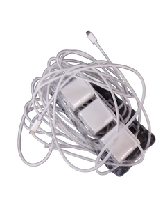 lot 6218 image: White USB Wall Charger Adapters with USB-C Cable Lot