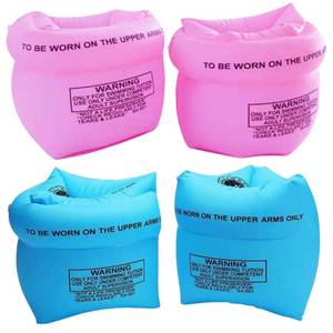 lot 6245 image: YUNLOVXEE Inflatable Arm Floaties for Adults Kids - 2-4 Pack PVC Swimming Ring Pool Floats Arm Bands Floater Sleeves for Toddlers Children 3-5-6-12 Years, Pink x2  Blue x2