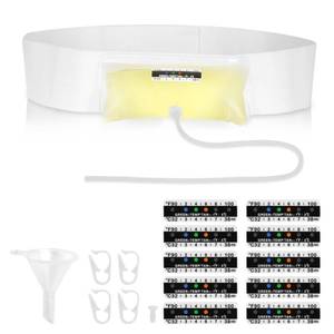 lot 6261 image: Besilo Urine Test Complete Kit �� 2 to 4 oz Concealed Sample Bag with Adjustable Belt, Temperature Strips & Funnel, Reusable Storage System for Hospitals,Emergency and Travel