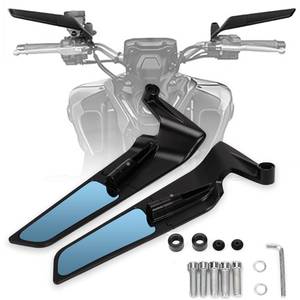 lot 6272 image: XINGWU Motorcycle Mirrors Anti-glare Stealth Mirror Adjustable Rotating Rearview Mirror Wind Wing Side Mirror for Z650 Z900 Z1000 Duke 390 790 1290 MT07 MT09 S1000 Street Bike Mirrors