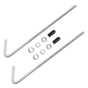 lot 6309 image: DUSCOKE 8 Inch 304 Stainless Steel J Hook Battery Hold Down Bolts, Universal Battery Retaining Bolt Kit, Battery Hold Down Bracket J Bolts for Car, SUV, Truck Batteries (8 Inch)