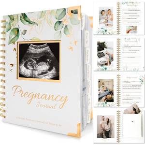lot 6318 image: Pregnancy Journal for First Time Moms Gifts - 90 Pages Hardcover (Alpine)