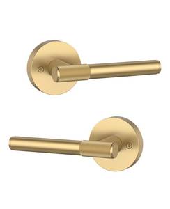 lot 6351 image: Asidrama 2 Pack Champagne Bronze Dummy Interior Door Handles
