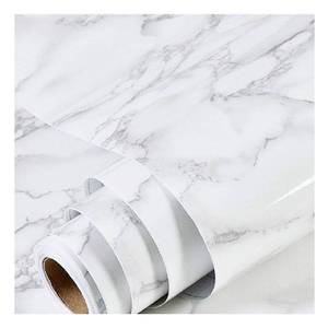 lot 6373 image: Marble Peel and Stick Wallpaper Kitchen Countertop & Cabinets Contact Paper