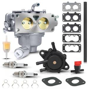lot 6408 image: Carburetor Carb Replaces Nikki 795969 02410 795969 266 For John Deere D125 D130 D140 D150 D170 LA135 LA145 LA155 LA165 LA175 X130R X165 Z235 Z245 Z425 Lawn Tractor With Briggs Stratton V-Twin Intek