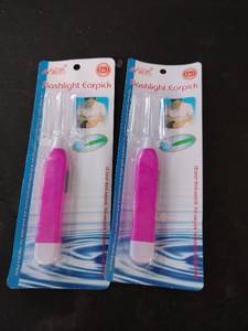 lot 6427 image: LED Light Ear Wax Removal Tool, Multi-Color Pack with Illuminated Tips, Professional Cleaning Pick Set for Safe Home Use (Pink) Lot Of 2