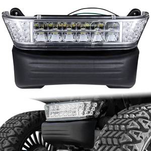 lot 19796 image: WEKANI Golf Cart LED Headlight with Bumper for Club Car Precedent 2004-UP