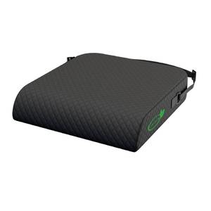 lot 19821 image: Extra Large Wheelchair Seat Cushion - for Sciatica and Lower Back Pain Relief, Anti-Slip, Removable Strap, Coccyx Pain Relief, 19 X 17 X 3 (Black)