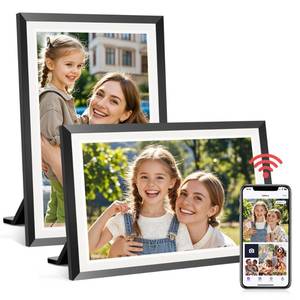 lot 19823 image: RCA 10.1 WiFi Digital Picture Frame, Electronic Photo Frames 32GB Storage, HD IPS Touch Screen WiFi FrameAuto RotateWall Mounted, Easy Setup in Uhale App to Share PhotoVideo Anytime  (2 Pack)
